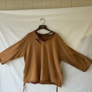 P O L Distressed Sweatshirt